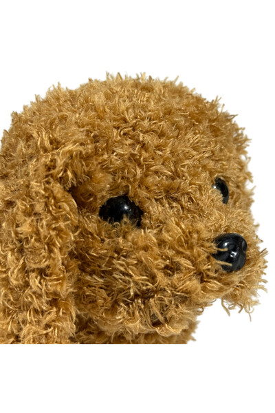 PROCART Interactive puppy that barks, walks and wags its tail, 19x16x10 cm, brown