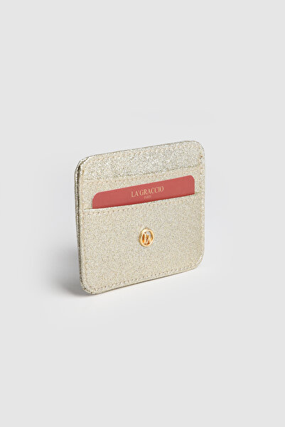 La La'Graccio Paris La'Graccio Paris Shurpa Kartlık Simli Altın