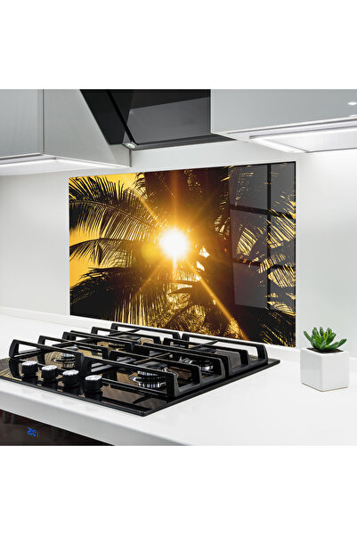 Arthub Panou Sticla Bucatarie, Protectie aragaz, Termorezistent, Peisaje, Pal...