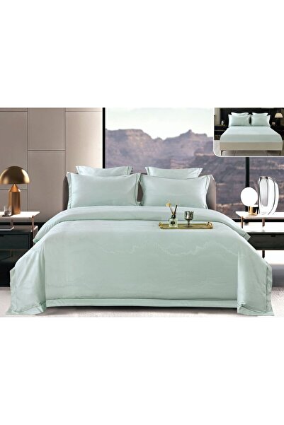 Casa de Vis Double bed linen set, satin cotton, 180x200 cm, 6 pcs, elastic, PSS-34