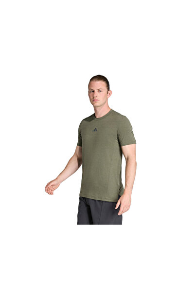 adidas Ανδρικό μπλουζάκι προπόνησης D4T JX3288 Χακί