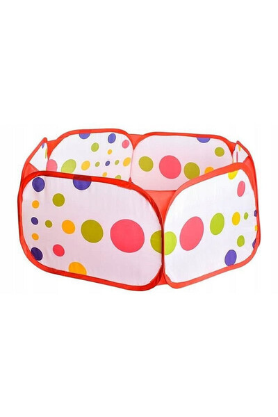 PROCART Foldable children's tent, polka dot pattern, 90 x 30 cm, multicolor, 3 years+