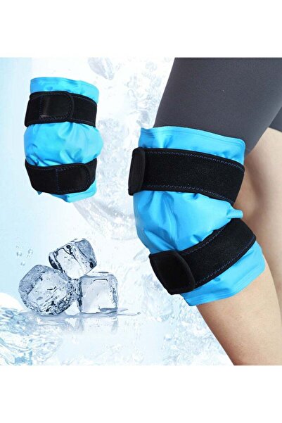 Generic كمادات الثلج على الركبة للإصابات - لفافة جل ثلج قابلة لإعادة الاستخدا...