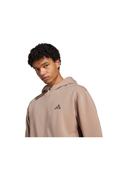 adidas Ανδρικό casual μπουφάν D4T Full-Zip Ho JX0690 Κρεμ