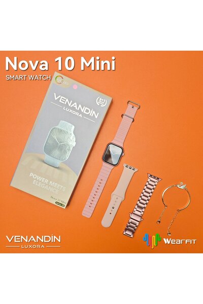 Venandin Nova 10 Mini Akıllı Saati Aksesuarlı