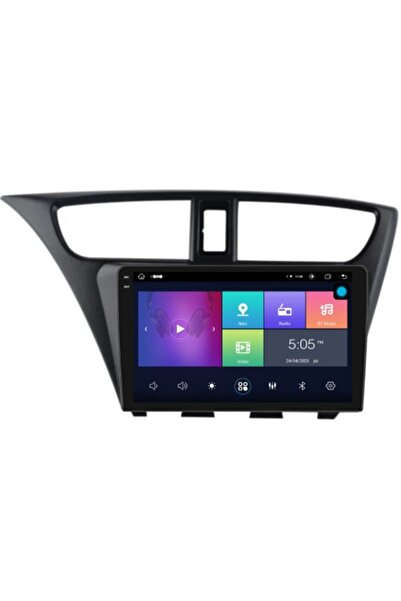 Piloton Dedicated Navigation for Honda Civic 9 Hatchback (2011-2015) 2K 4GB 64GB Octa-Core