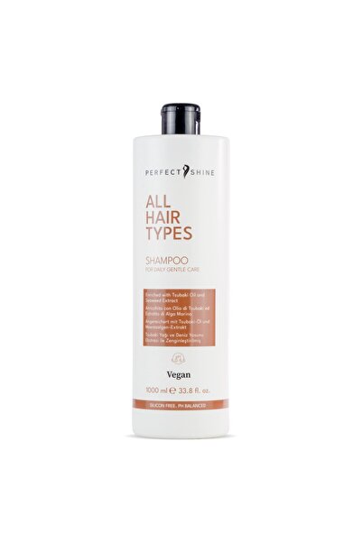 PERFECT SHINE All Hair Types Nourishing Shampoo with Camellia Oil and Green C...