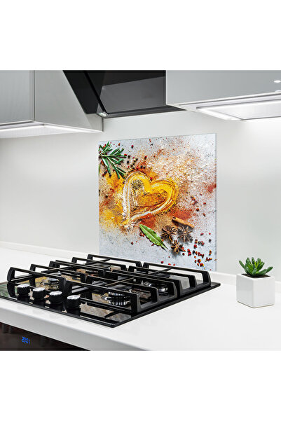 Arthub Panou Sticla Bucatarie, Protectie aragaz, Termorezistent, Alimente, He...