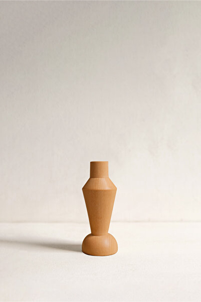 HOMİNG Wooden Minimalist Vase Flower Holder 15 cm 242375