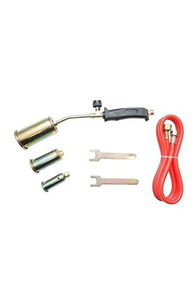 Sanlux Set arzator gaz cu 3 duze si furtun 1.5m pentru lipit sau parlit