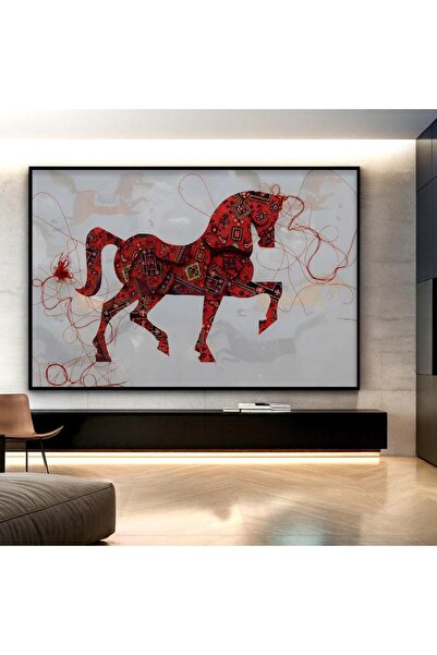 Marktna Najdi art design canvas painting with a hollow gold frame