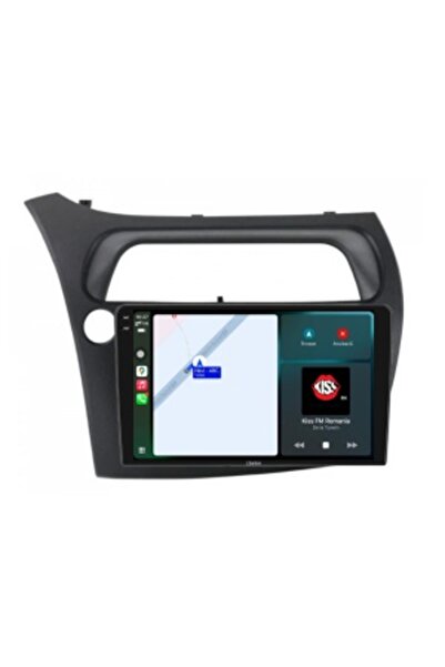 Clarion Dedicated Navigation for Honda Civic 8 Hatchback (2006-2011) - 2K QLED, 4GB RAM, 64GB, Octa-