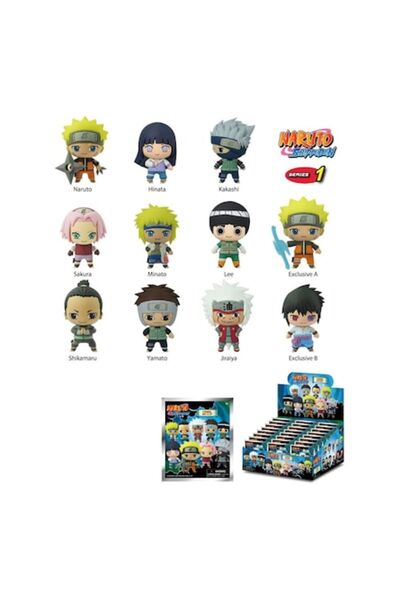 Monogram International Φιγούρα Naruto Shippuden 3D PVC Bag Clips Series 01 (μ...