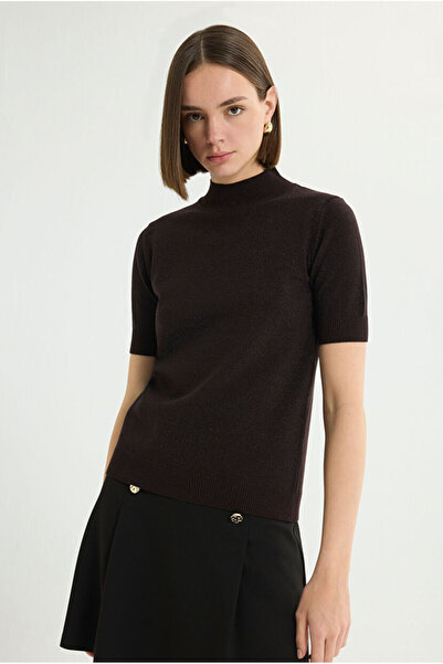 Love My Body Kısa Kollu Balıkçı Yaka Triko