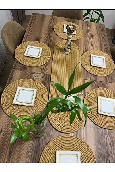 naylişhome iută, set de serviciu american, runner, supla, cadou, set de față ...