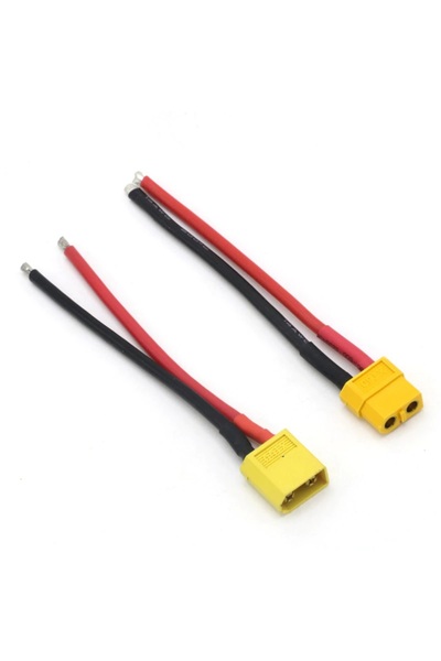 OEM XT60 MALE-FEMALE PLUG SET, SILICON CABLE