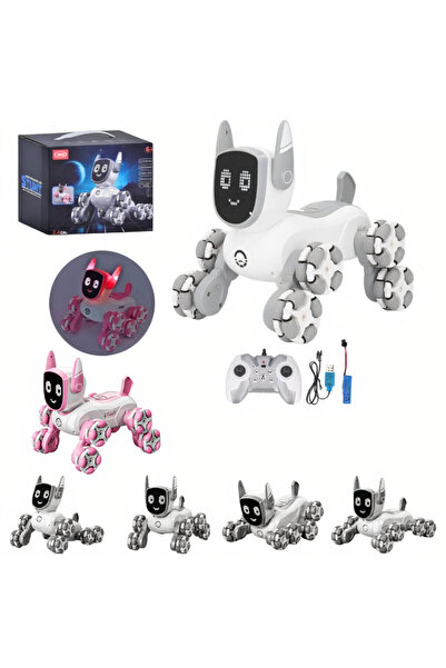 JML1 Câine robot interactiv 19x15x16cm cu 8 roți omnidirecționale