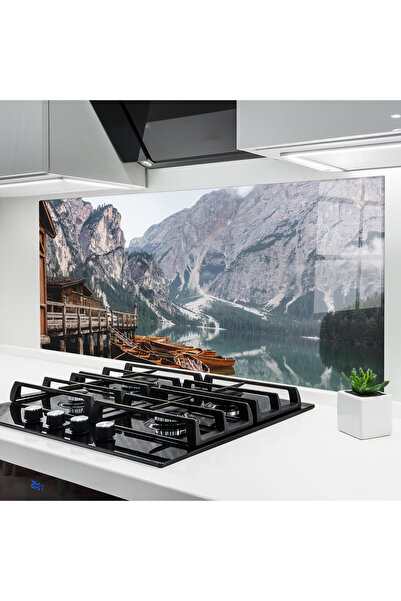 Arthub Panou Sticla Bucatarie, Protectie aragaz, Termorezistent, Peisaje, Boa...