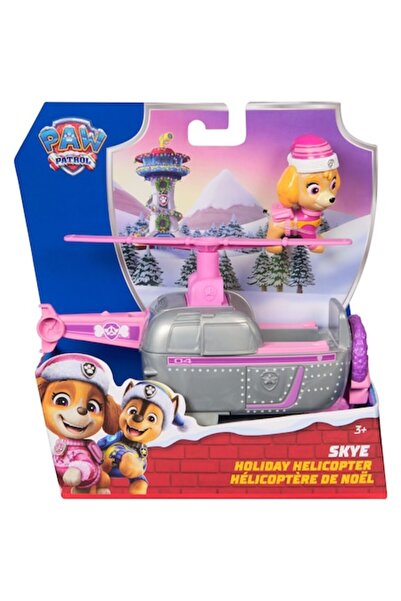 PAW PATROL Figure and Vehicle Set - Skye, with Christmas Accessories