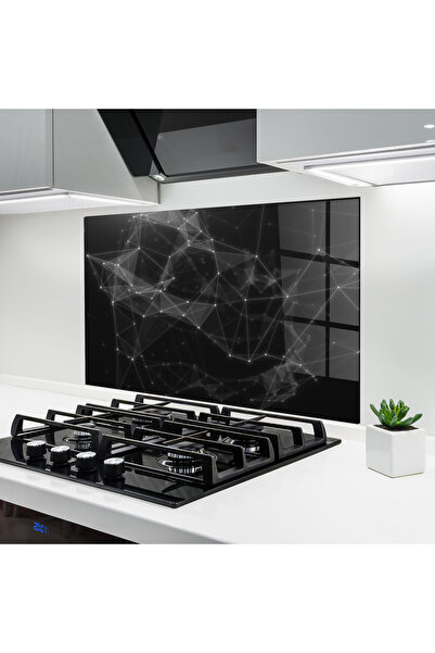 Arthub Panou Sticla Bucatarie, Protectie aragaz, Termorezistent, Abstracte, C...