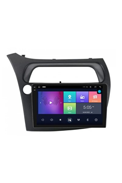 Piloton Navigation for Honda Civic 8 Hatchback (2006-2011) - 2K QLED, 4GB RAM, 64GB, Octa-Core