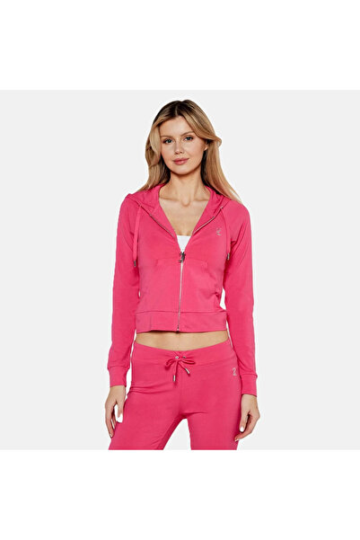 Juicy Couture Γυναικείο τζάκετ Ola με φερμουάρ και μονό ζέρσεϊ