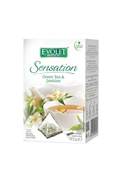 evolet Ceai Piramida Ceai verde&Iasomie 20 plicuri piramida 45g