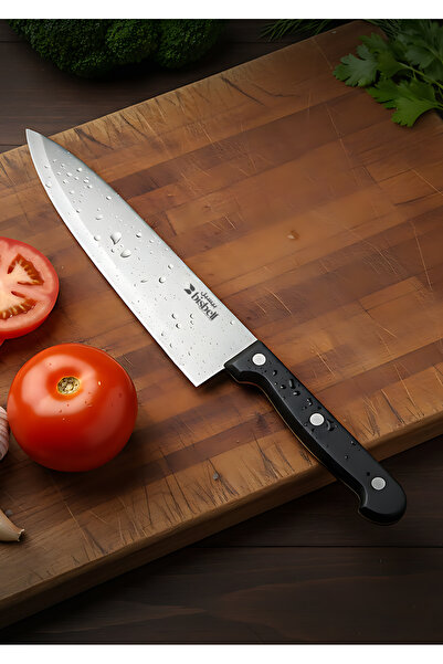 Bisbell 8" Chef Knife Extra Sharp All-Purpose Blade - Stainless Steel & Black PP Handle | BB2545