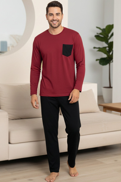 ELİTOL Cotton Soft Touch Men's Pajama Set