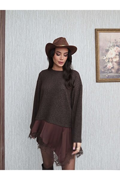 ESRAHELVACI Lace Detail Knitwear Sweater