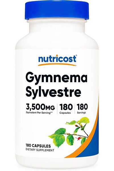 Nutricost جيمنيما سيلفستر (20:1) 175 ملغ، 180 كبسولة - غير معدلة وراثيًا، خال...