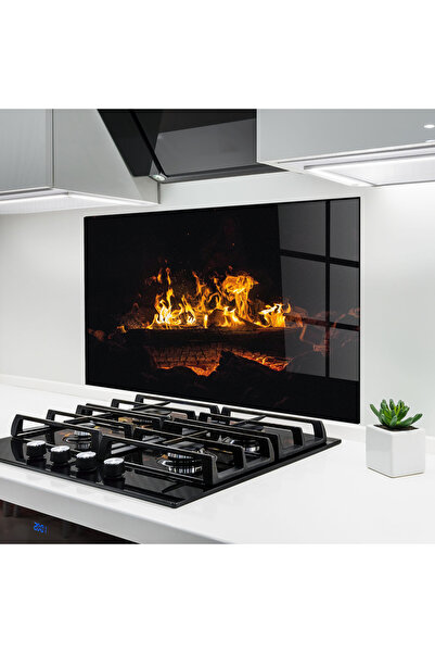 Arthub Panou Sticla Bucatarie, Protectie aragaz, Termorezistent, Feng-shui, F...