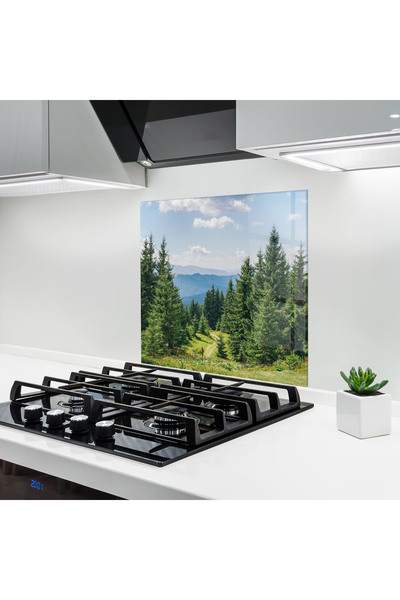 Arthub Panou Sticla Bucatarie, Protectie aragaz, Termorezistent, Peisaje, Car...