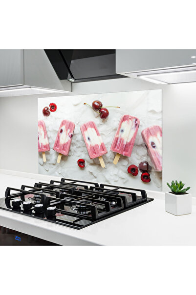 Arthub Panou Sticla Bucatarie, Protectie aragaz, Termorezistent, Alimente, Ch...