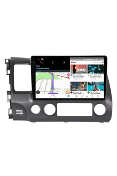 NAVI-ABC Navigatie Honda Civic 8 Sedan (2006-2011) 10.25in 2K QLED Android 13 12GB/256GB 4G