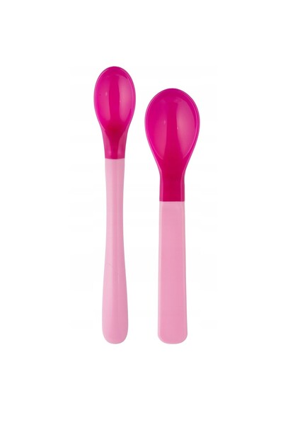 Canpol babies Set 2 lingurite termice, cu modificarea culorii, Magic Spoon 9/581, Roz
