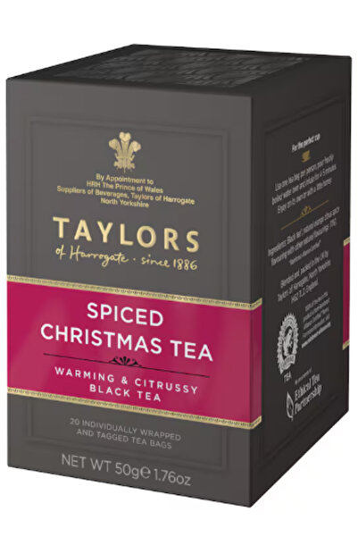TAYLORS Black Tea Christmas Edition, 20 individually wrapped sachets, 50 gr.