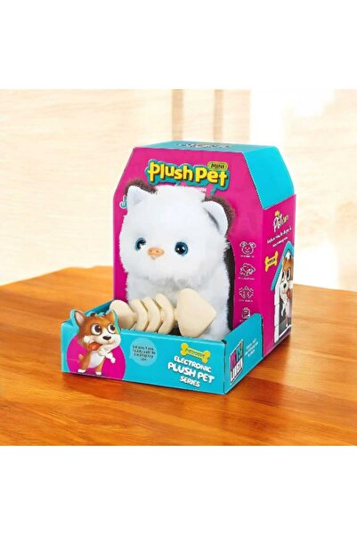 OEM Interactive cat, which moves and meows, with fish, 13 x 19 x 17 cm, White, 3 years +