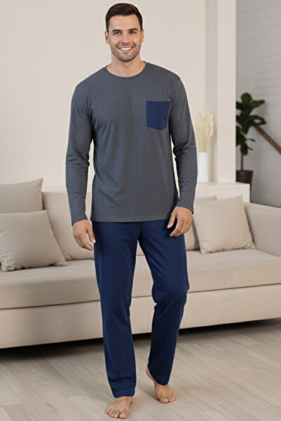 ELİTOL Cotton Soft Touch Men's Pajama Set