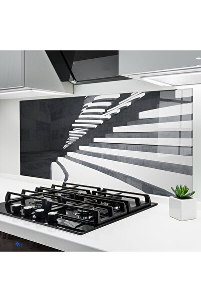 Arthub Panou Sticla Bucatarie, Protectie aragaz, Termorezistent, Abstracte, C...