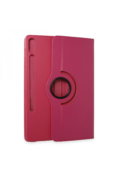 byhodi Samsung Galaxy X610 Tab S9 Fe Plus 12.4 Case 360 Tablet Leather Case - Pink