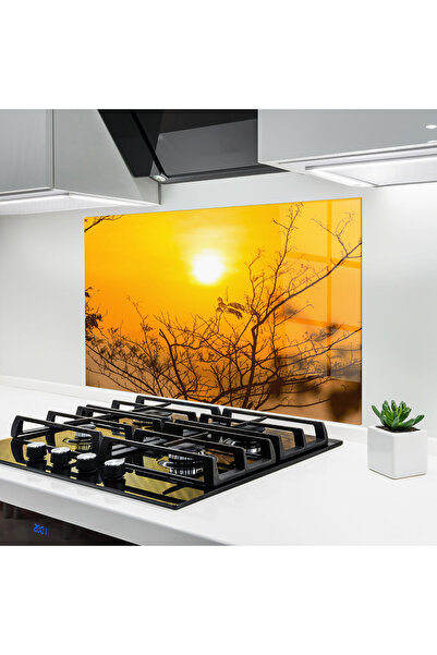 Arthub Panou Sticla Bucatarie, Protectie aragaz, Termorezistent, Peisaje, Sun...