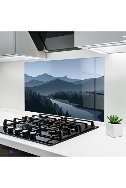 Arthub Panou Sticla Bucatarie, Protectie aragaz, Termorezistent, Peisaje, Gre...