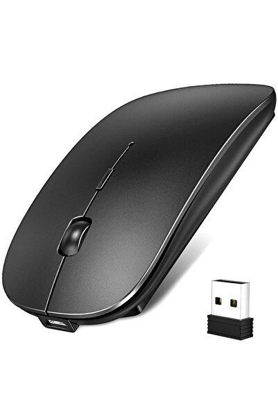 SONORH Ultra Slim Wireless Mouse, Internal Rechargeable Battery, Silent, 2.4Ghz, 800-1600DPI, Windows, Mac