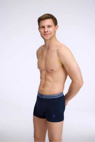 U.S. Polo Assn. 3-Pack Modal Solid Color Men's Boxers, Stretch Fabric Men's Boxers, 47% Modal 47% Cotton, 6% Elastane