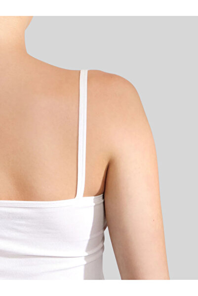 IPL Women's Black and White Skin Color Cotton Soft Thin Strap Tank Top (3 Pieces)
