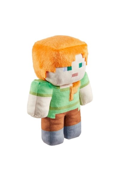 mattel Minecraft Plush Alex Figure, 21 cm, Multicolor