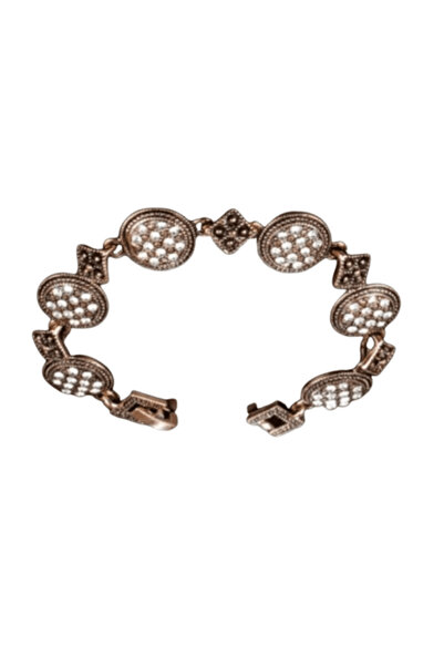 CRM DeLux bracelet for women, CRM, 18 cm, gold