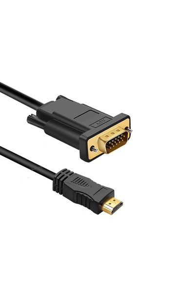 OEM HDMI-VGA adapter cable, male-male, 1.5m, without 3.5mm audio jack