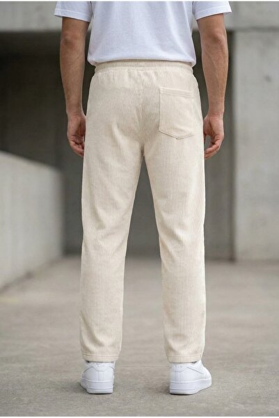 hello7 Men's Velvet Baggy Fit Pants